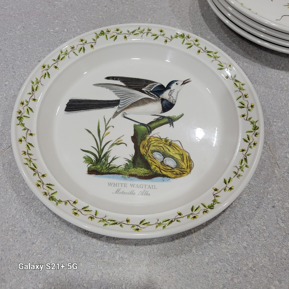 Portmeirion Birds of Britain salad plates
